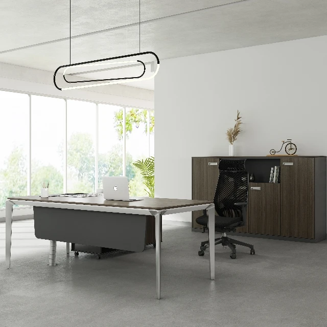 Стол для конференций из полированного алюминиевого сплава