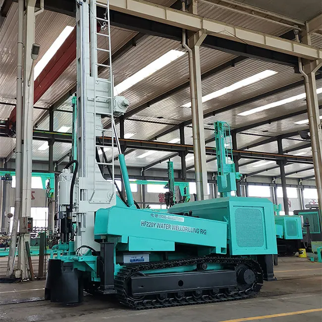  Конкурентоспособная цена HF220Y буровая установка гусеничного типа 220 м для бурения водяных