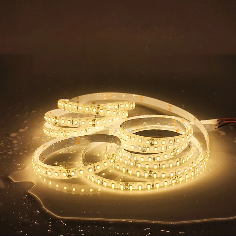 IP65 waterproof 5050 2835 24v 12V RGB rgbw cob strips outdoor warm white led strip lights silicone tubing for led strips