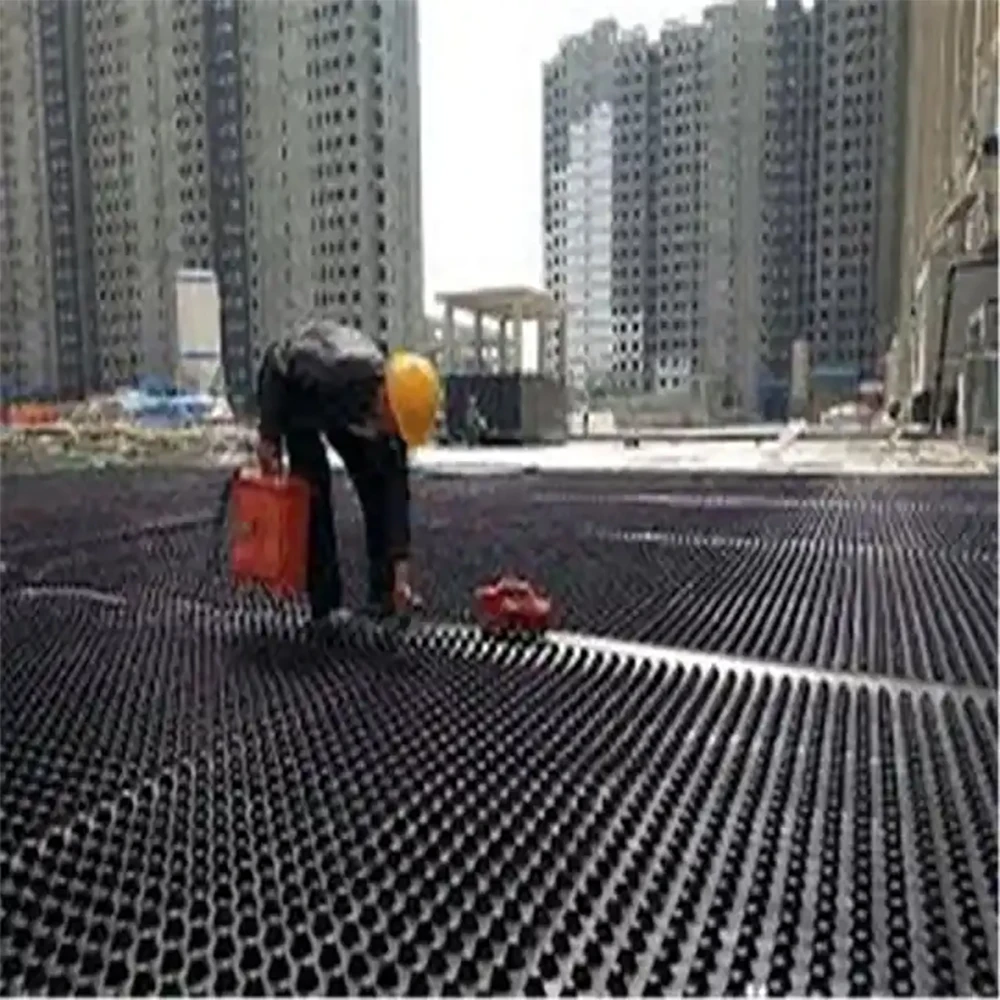 Лидер продаж водостойкий пластиковый лист дренажная доска из полиэтилена дренажный коврик HDPE ячейка