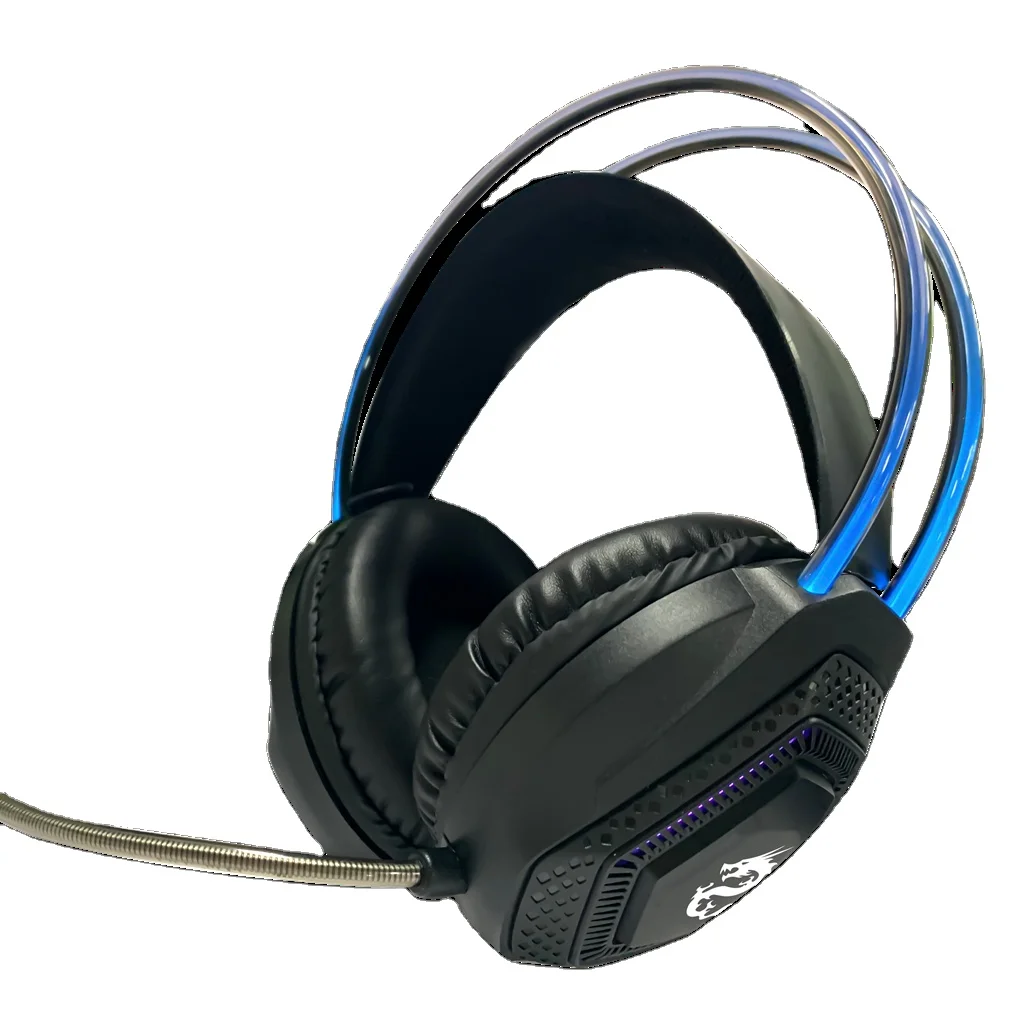 Cool alien design High cost performance 50mm high fidelity neodymium magnetic Model  Headband RGB Gaming Headset