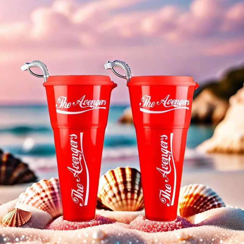 1000ML Disposable Super Large Net Red Plastic Cup Fried Chicken Popcorn Coke Multi-purpose Plastic Cup