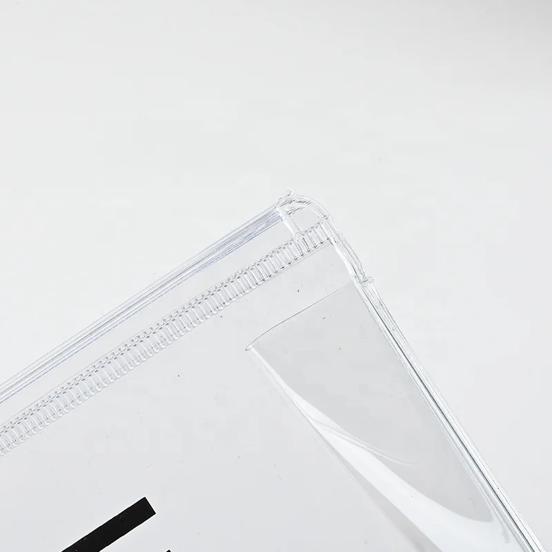 Laser PVC Holographic Travel Makeup Bag Shiny Iridescent Striped Design Zipper Cosmetic Bag for Girls Fashionable Style