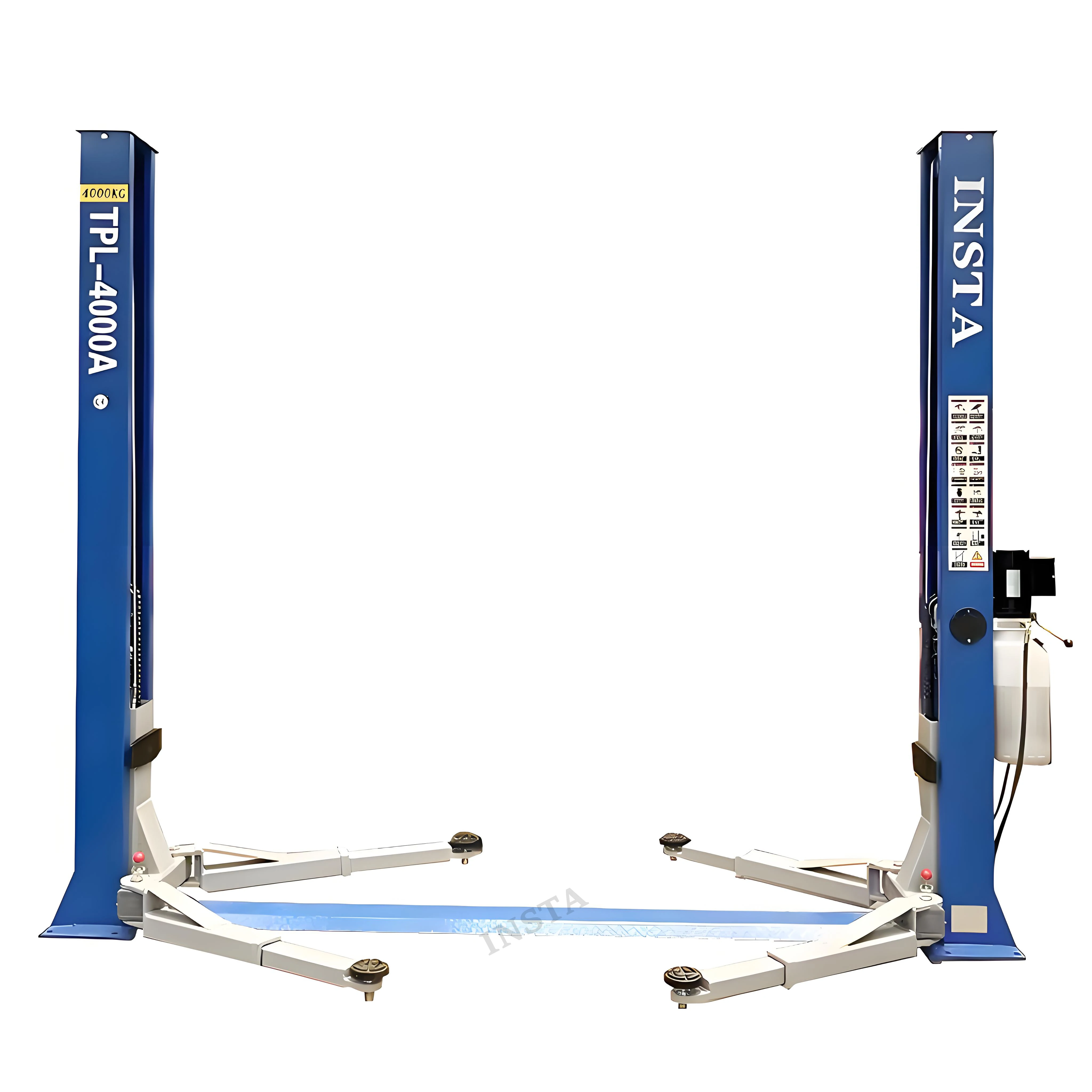 4000kg Two Post Car lift 4t Double Column Hydraulic floor lift for car 2 post car lifting machine