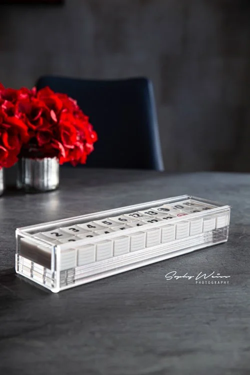 Acrylic games Customize DND lucite Rummikub Set3