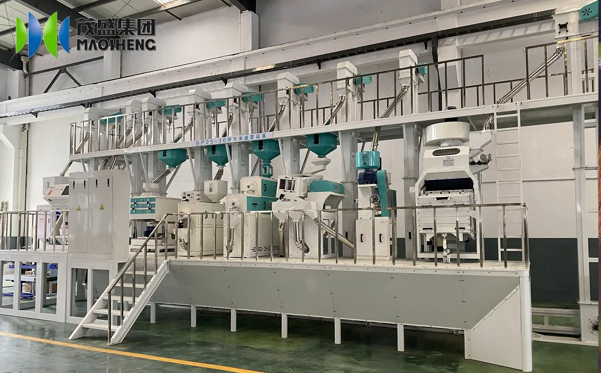 Rice Mill Machinery Paddy Automatic Rice whitener Machines / Combine Rice Milling Machine/ Rice Miller