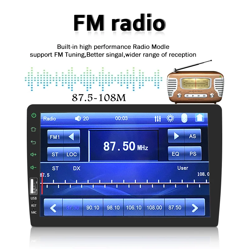 Leshida Новое поступление б/у автомобильное радио gps-навигация с обратной