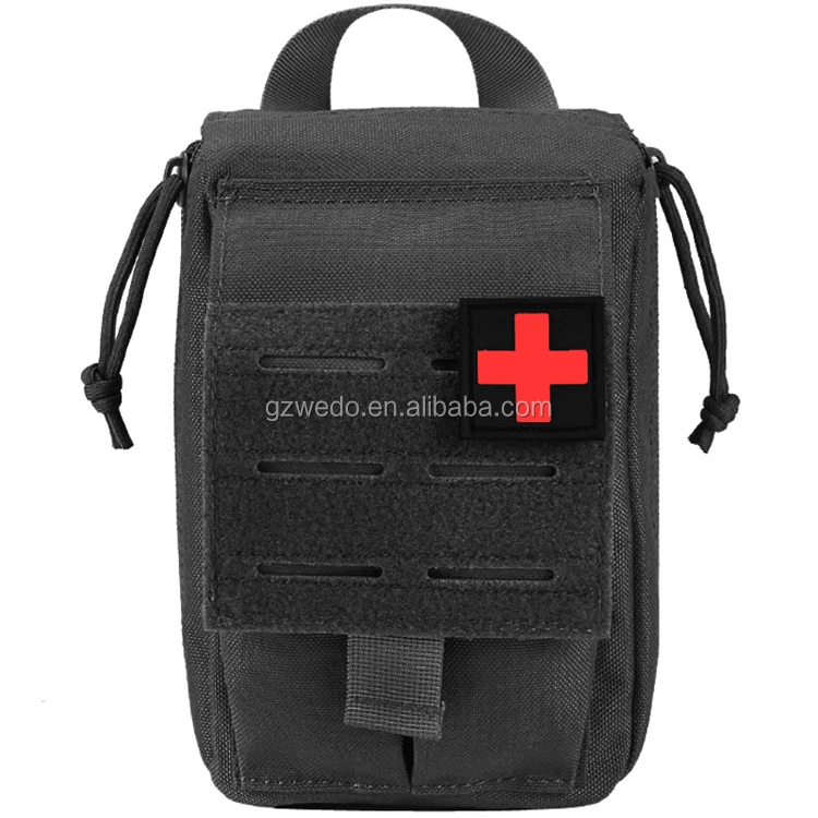 Empty Small First Aid Kit Bag Survival bag, Mini EMT Medical Emergency Kit Bag for Outdoor Hiking Traveling Hunting Car