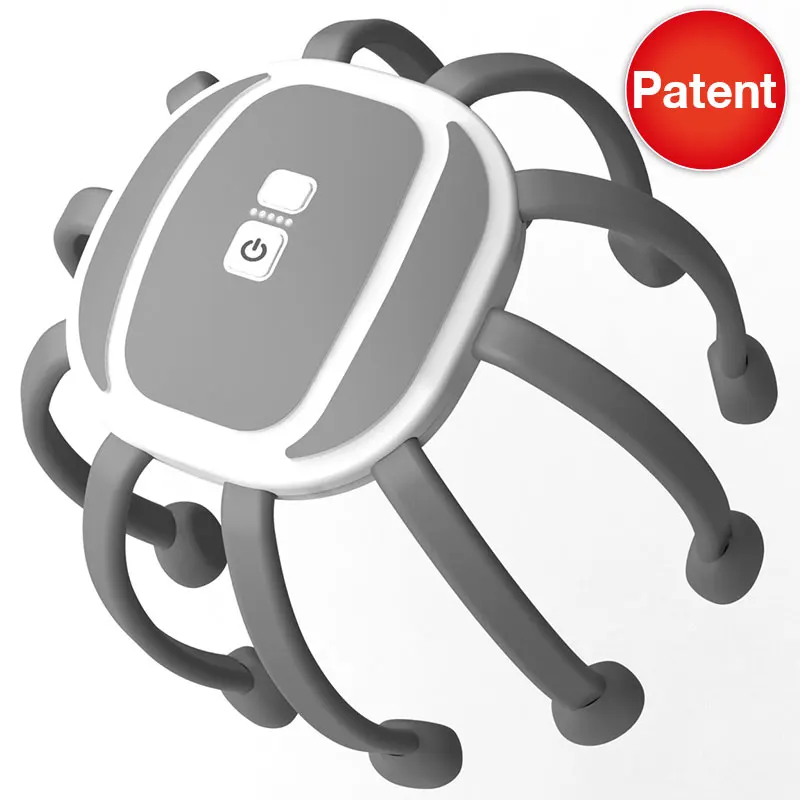 Отптовая торговоля красный свет Смарт Стимулятор вибрационный Осьминог коготь перезаряжаемые массажные устройства Электрический головы массажер