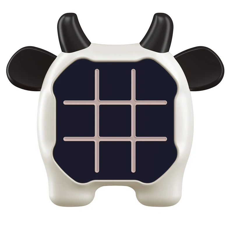 Handheld Electric Puzzle Game Console - tic-tac-toe game With Light & Sound cow shape ,Juegos para Ninos - Ideal Birthday Gift