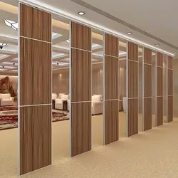 cheap price wooden acoustic sliding folding partition movable walls