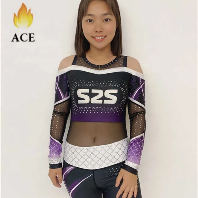Custom Embroidery Logo Gymnastics Leotards Youth Girls Sublimation Leotards OEM bodysuits with rhinestones and sublimation