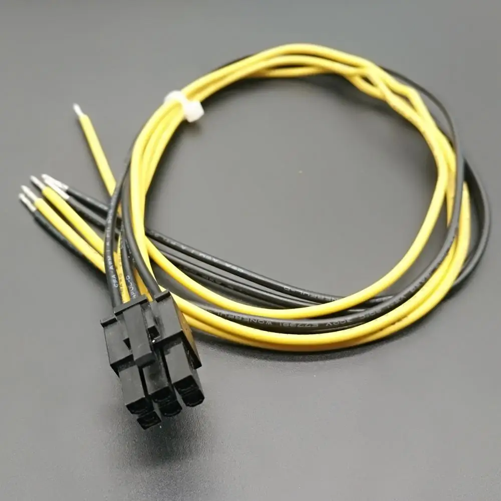 Molex male 6 pin Mini-Fit Jr 4.2 mm black connector cable assembly connectors wire wiring harness