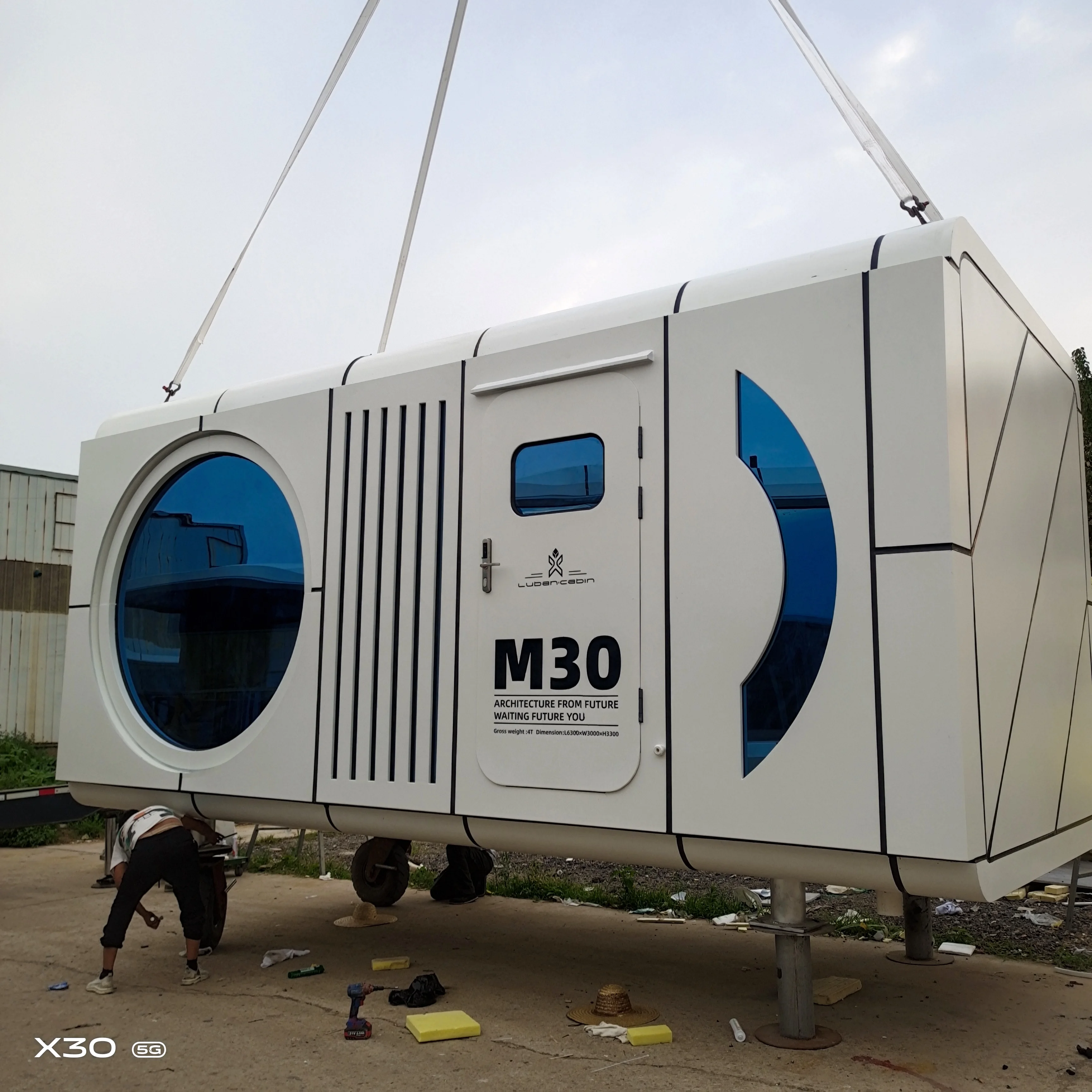 Small Kit Homes Australian Standard Volferda Capsule House Glamping Pod Mobile House