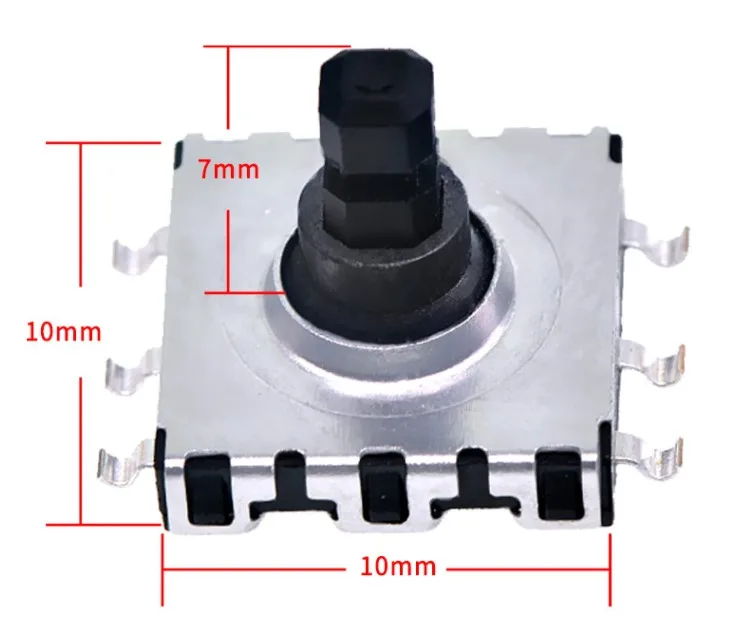  5 шт направление способ тактовый переключатель SMD 6 Pin 10*10*9 мм используемый в таких областях как навигация сенсорная кнопка