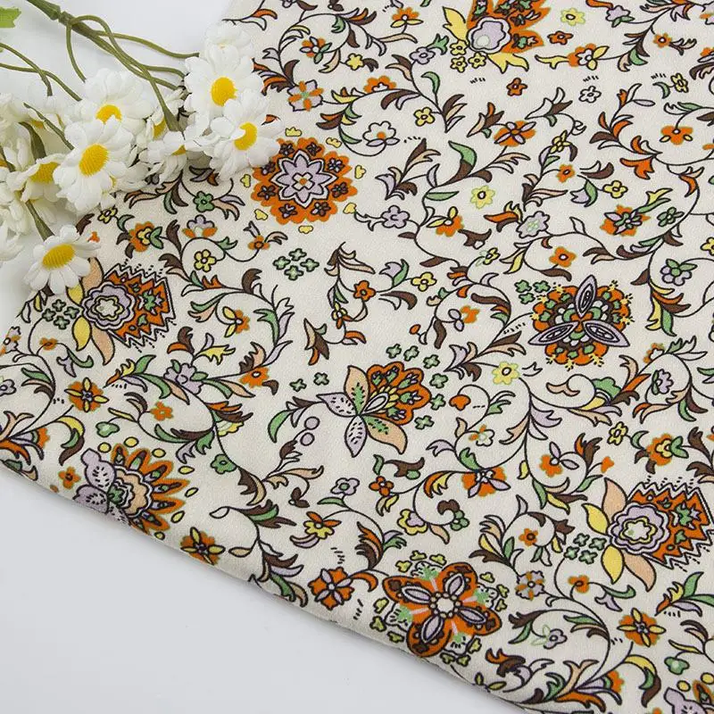 Customized Design 100 English Japanese Poplin Plain Cotton Printed Fabric for Garment