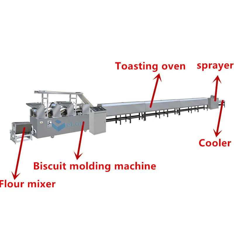 Mini Biscuit Machine Millet Cookie Make Machine Complete Automatic Cookie Machine Line