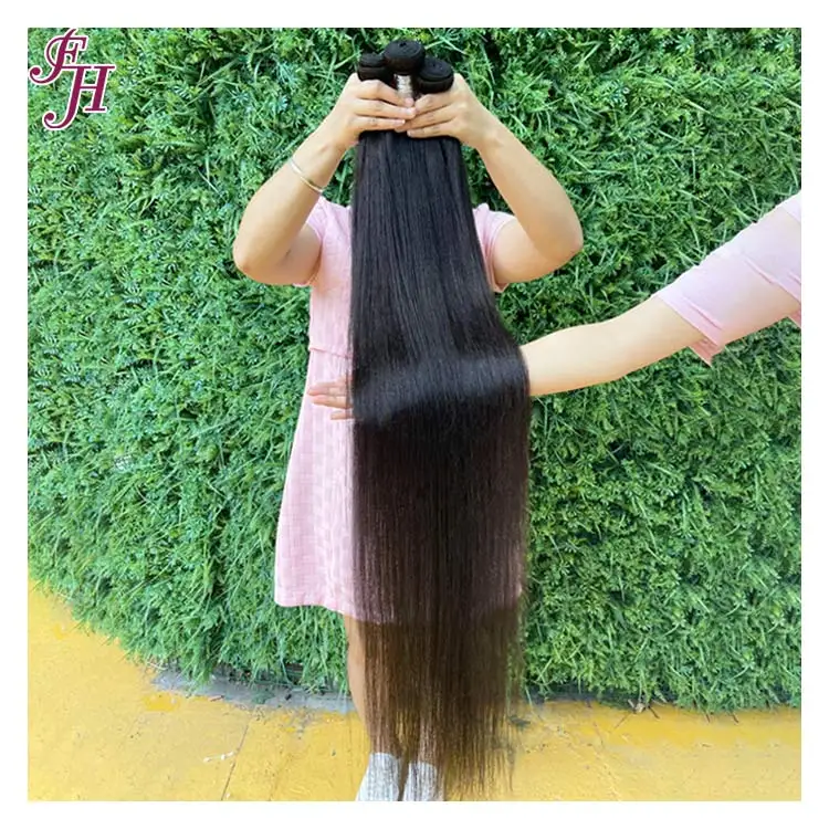 FH free sample unprocessed cuticle aligned virgin hair vendors raw virgin hair bundles weave human hair extension