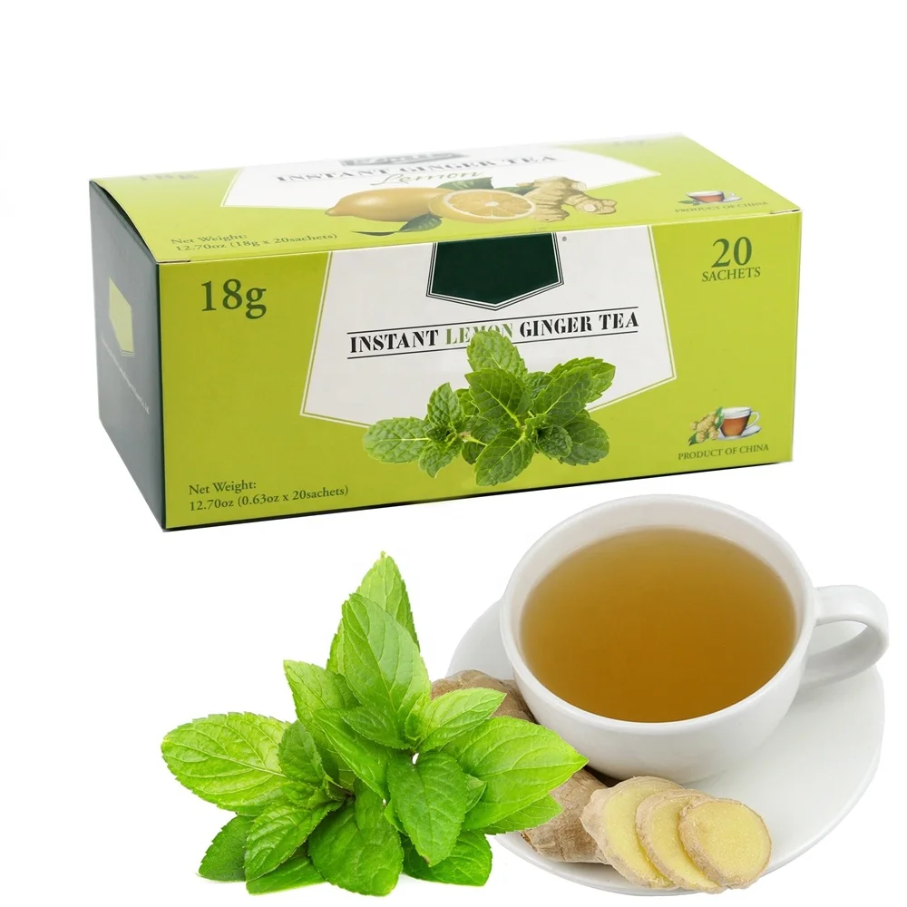 100% органический полезный мятный имбирный чай с кристаллами мятный травяной чай мгновенный мятный имбирный напиток