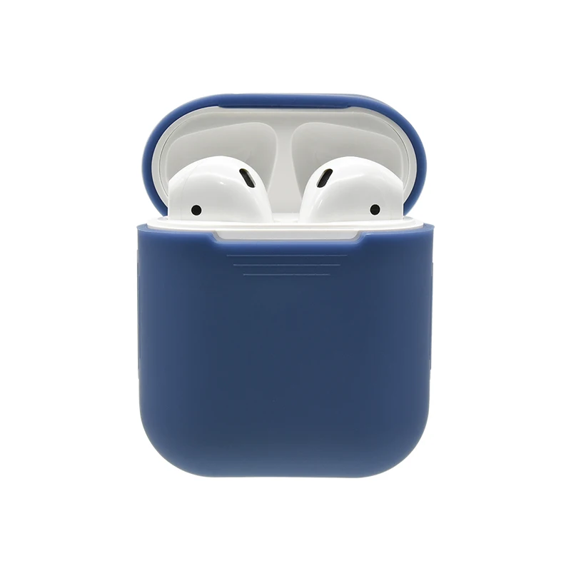 
For AirPods Case Silicone Thicke Matte Shockproof Antifall Protective Silicone Case Cover For Airpods 1 2 