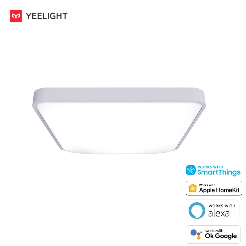 Потолочный светильник YEELIGHT Xiaomi C2001S500 гарантия качества ультра-форма голени работает с Google Home Amazon Alex для