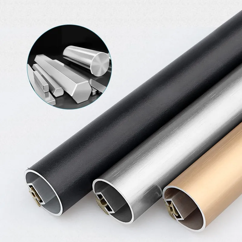 DSTPEL Best Price Furniture Closet Tube Round Wardrobe Tube Hanging Wardrobe Rail Rods