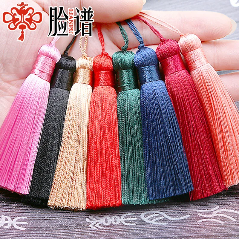 32 Colors Handmade Mix Color Fashion 8cm Colorful Decorative Polyester Tassel Bag Accessories Fringe