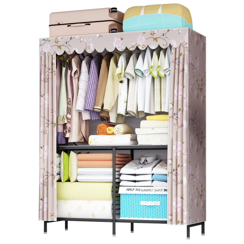 
2 door multicolor kids wardrobe closet Azure Blue cupboard wardrobe for bedroom living room 