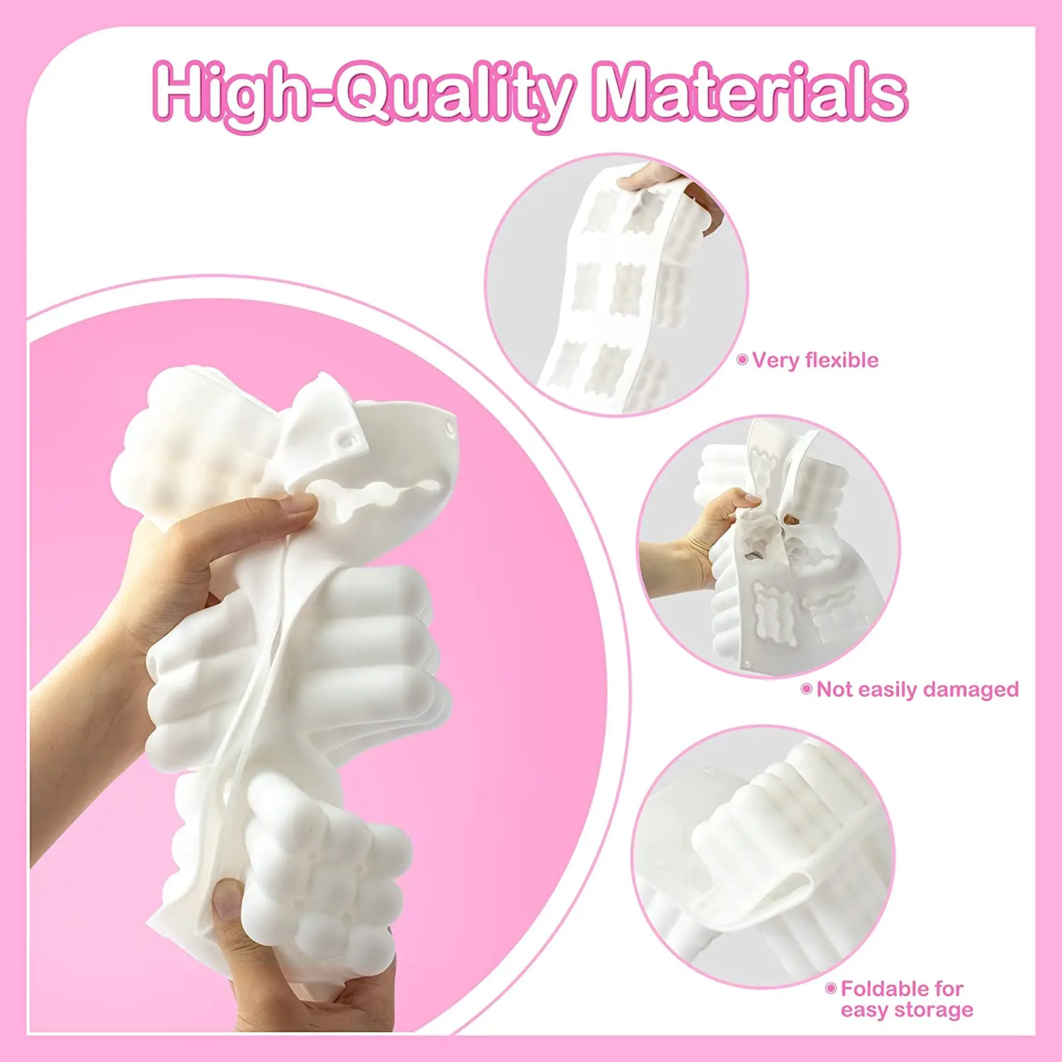 Silicone Mold for Baking Chocolate Cake 3D Dessert Mould Bubble Candle Mold