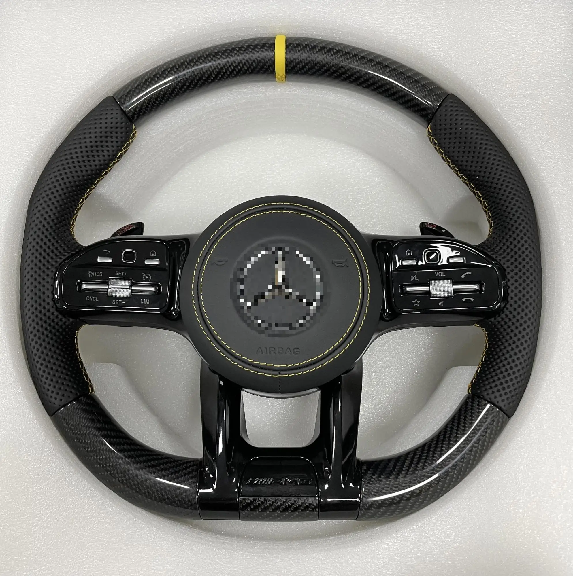 AMG Steering wheel for Mercedes-Benz AMG GT W190 C190 W205 C205 W166 W167 W177 W213 W217 C217 W222 W223 W253 W257 W292 W463 W464