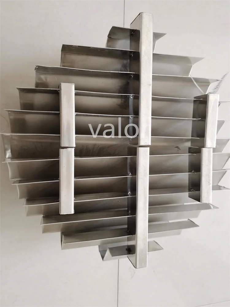 SS304 2 Pass Vane Mist Eliminator Drift Eliminator For Tower Packing