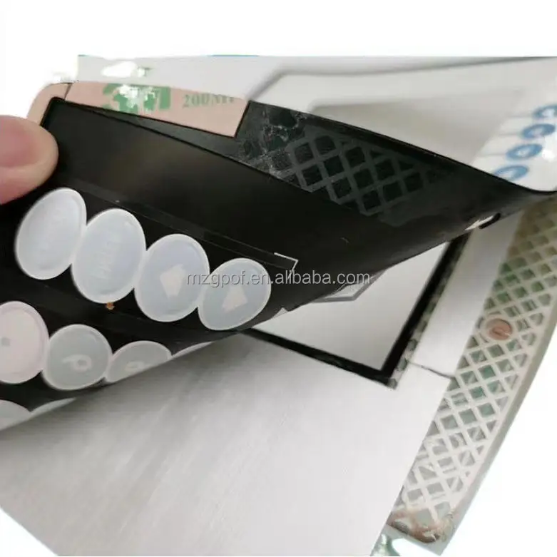 Flexible Matrix Membrane Switch Keyboard with Digital Printing Button PET Keypad