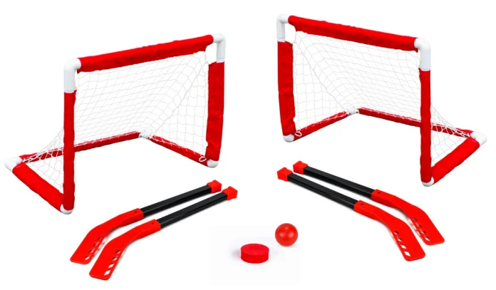 PVC Frame Hockey Goals for Kids Mini Hockey Goal