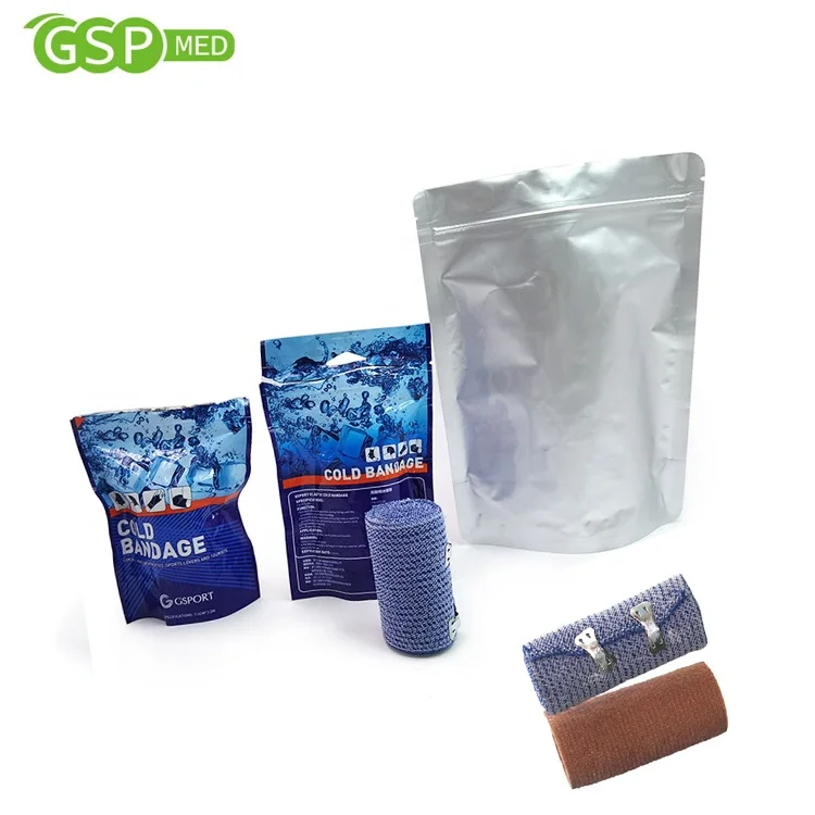 GSPMED Cold Elastic bandage Detumescence cool product Medical Instant Cold Ice Bandage with CE ISO