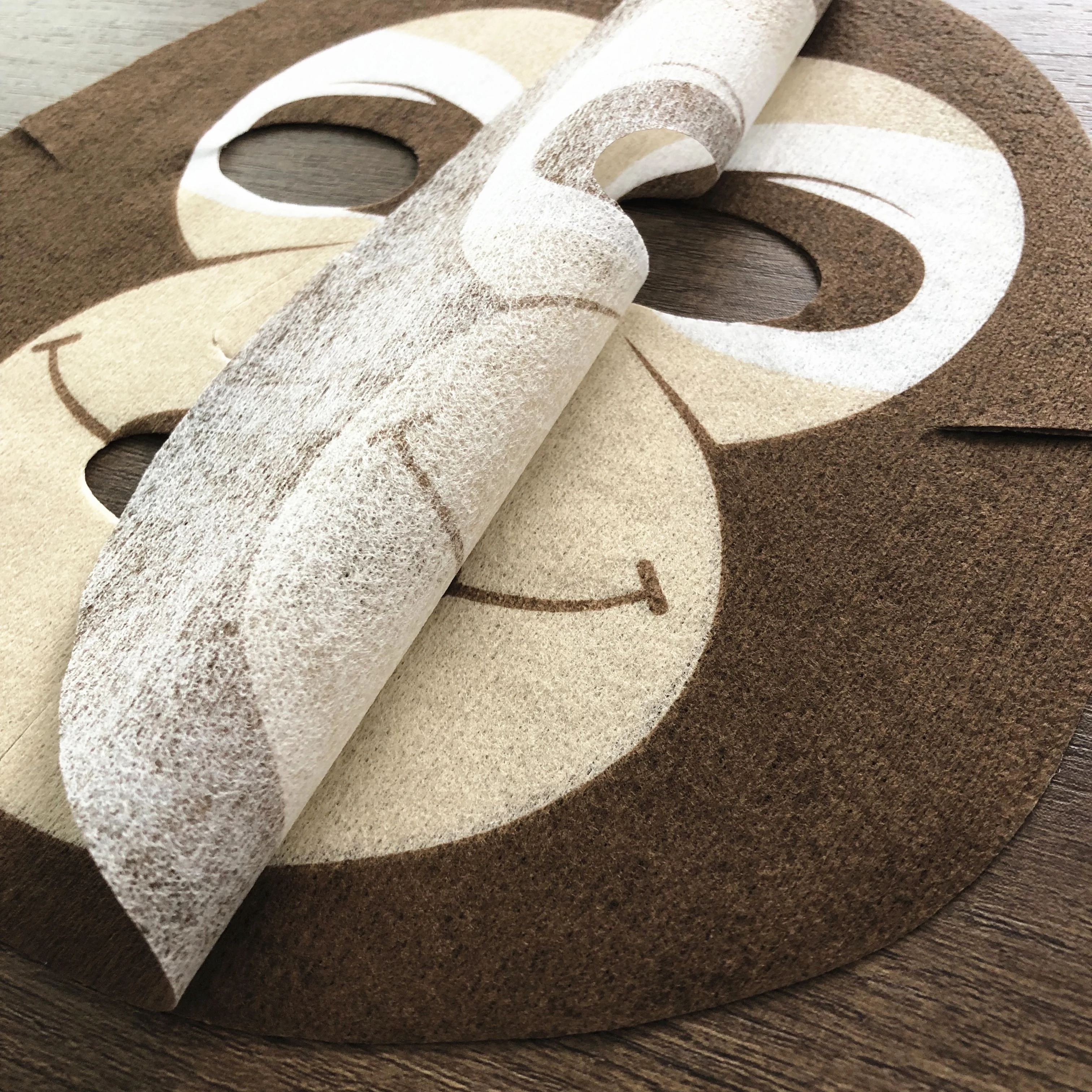 Novel design animal mask cloth a variety of mask materials monkey pattern mask custom face shape