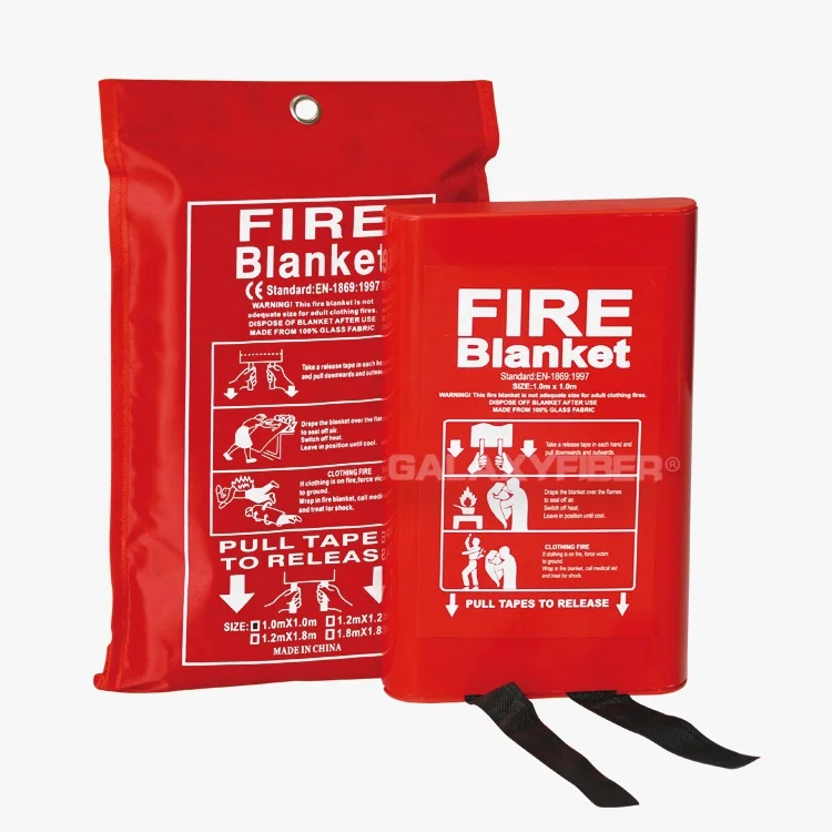 China Supplier Fireproof Fire Fiberglass Blanket PCS