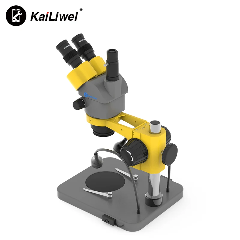 Cheap price  6-55X  Continuous zoom Repair  Microscope Metallurgical with  Double Light Microscope manufacturers