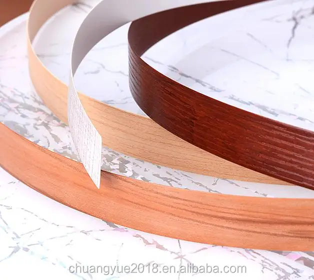 
factory produce PVC/ABS/3D edge banding for decorative wood furniture trim 