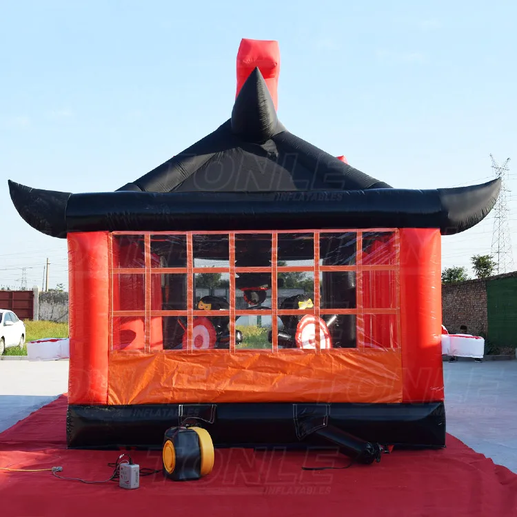 Martial art taekwondo karate junior Ninja Warrior inflatable Jumping castle/ bounce house/ inflatable bouncer for sale