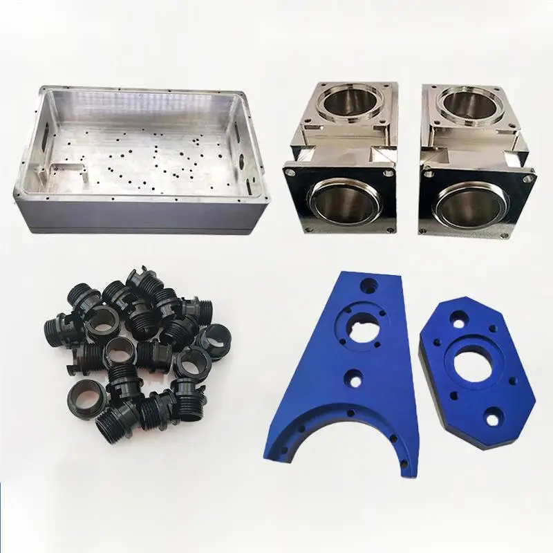oem customized aluminum stainless steel metal parts cnc machining block parts for auto and motorcycles