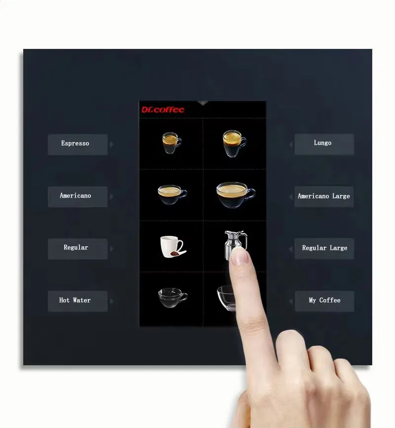 Brand New and Original Bean To Cup Fully Automatic Coffee Making Machine Automatic Espresso Machine with Tap Water Connection