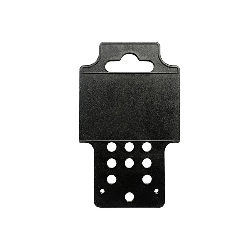 Популярная черная пластиковая бирка для оборудования 110 мм * 70