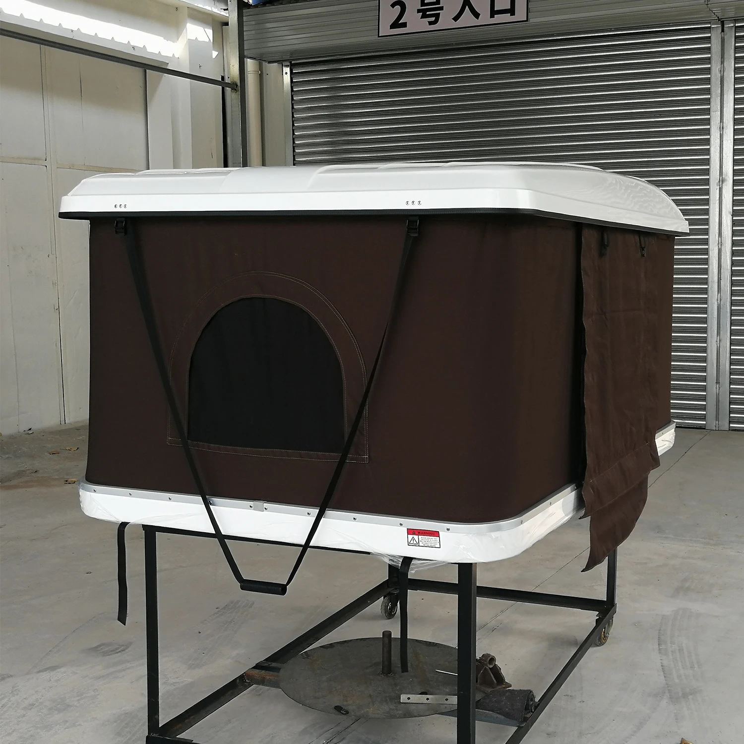 double people outdoor camping new material roof top car tent hard shell