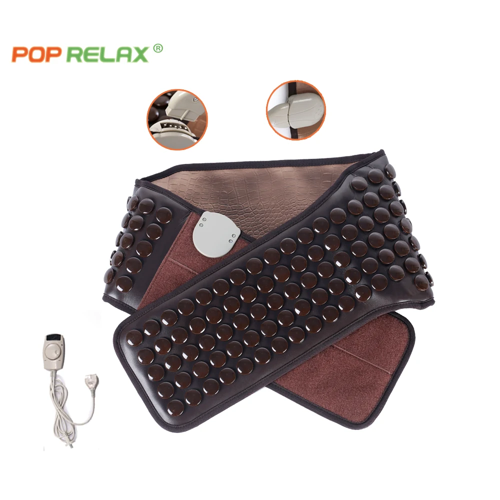 Tourmaline Customized health care natural hot warm female Menstrual cramp Pain Relief infrared heat therapy massage waist  belt