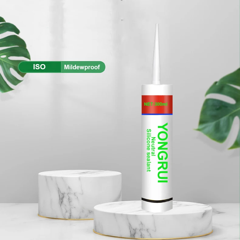 Super  Neutral 1 component Seal Silicone Sealant Plastic Cartridge Silicone Sealant For Toilet