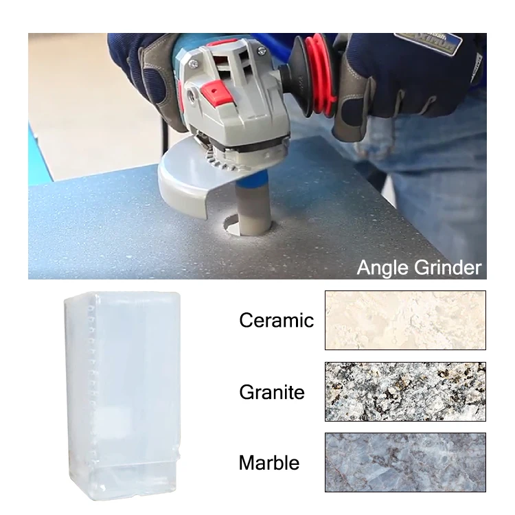 DEYI 20mm M14 thread vacuum brazed diamond finger router bit milling cuter for Enlarging Holes in Tile Porcelain Marble Ceramic