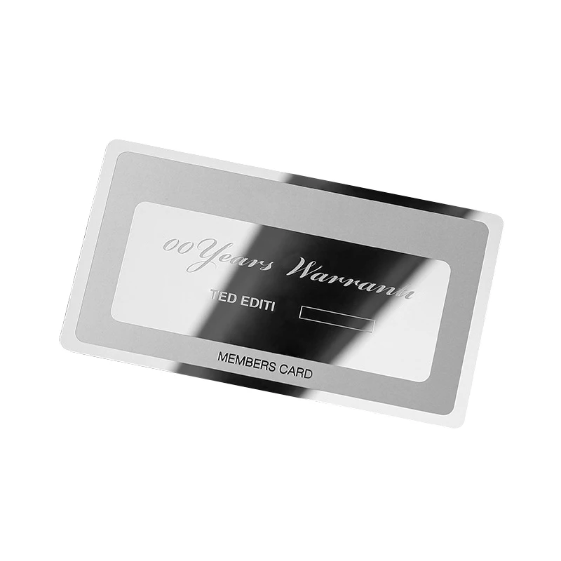 Индивидуальный дизайн свой собственный логотип кредитный роскошный тисненый номер печатная карта металлические визитные карточки с логотипом