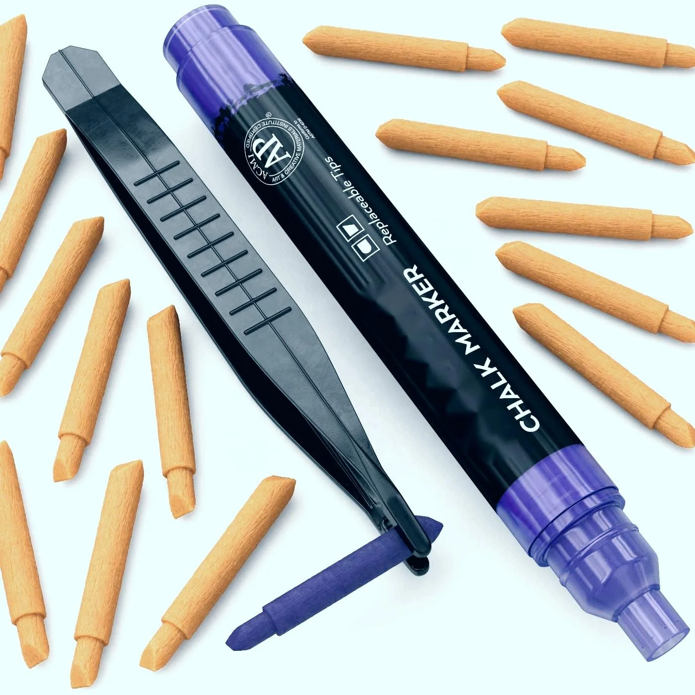 Colorful Tip Replaceable Liquid Chalk Marker for whiteboard / blackboard/Glass board