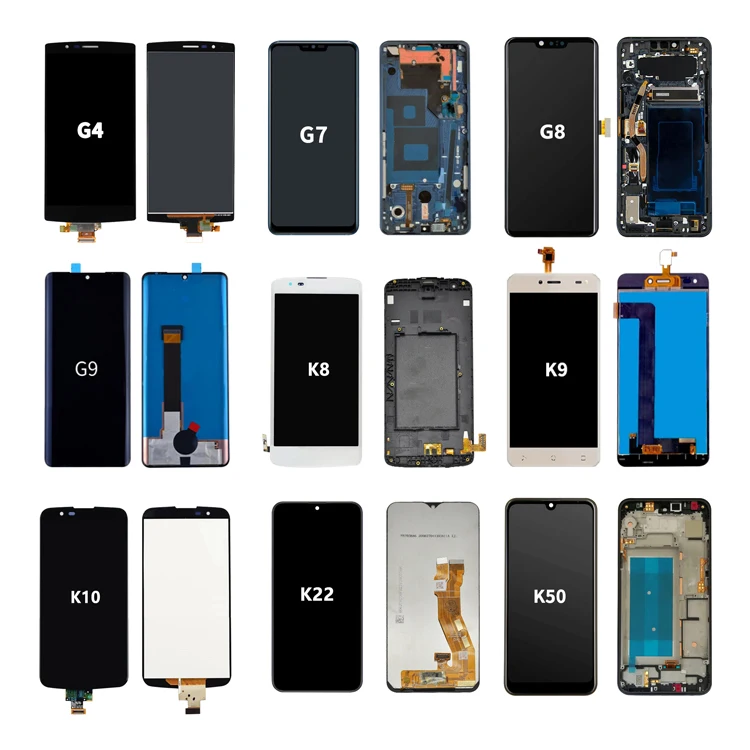 for lg v30 plus v40 v50 dual v60 display for lg g2 g5 g6 g7 g8 thinq g8x lcd for lg k40 k50s q6 q60 phone lcd touch screen panel