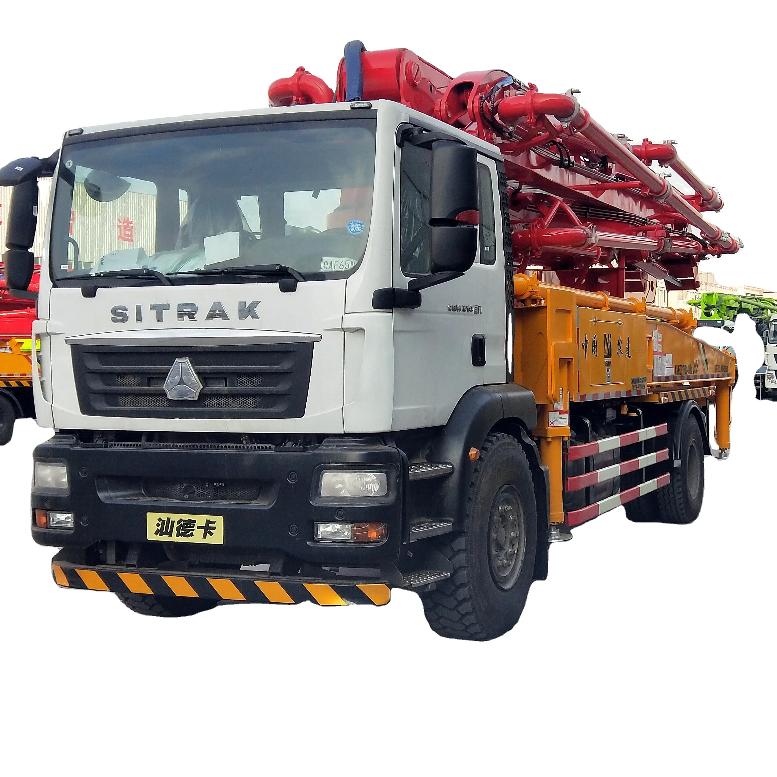 Nongjian Machinery Mobile Pompa Beton Machine Sany 37m Concrete Pump Trucks Price